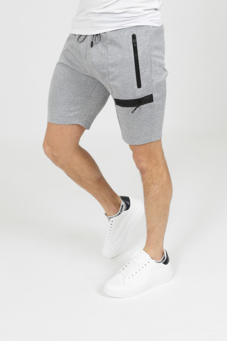 Sports Textured Shorts in Grey