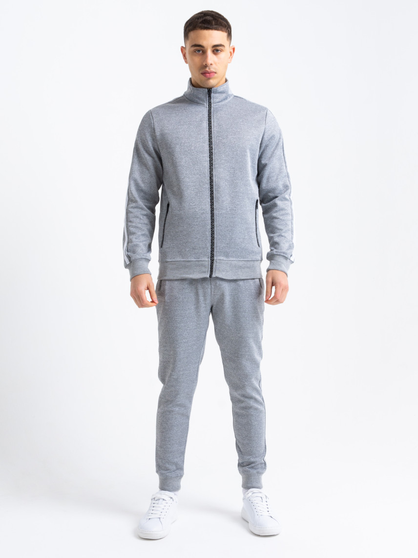 Grain Tape Tracksuit in Grey | Men's Clothing & Fashion | HisColumn