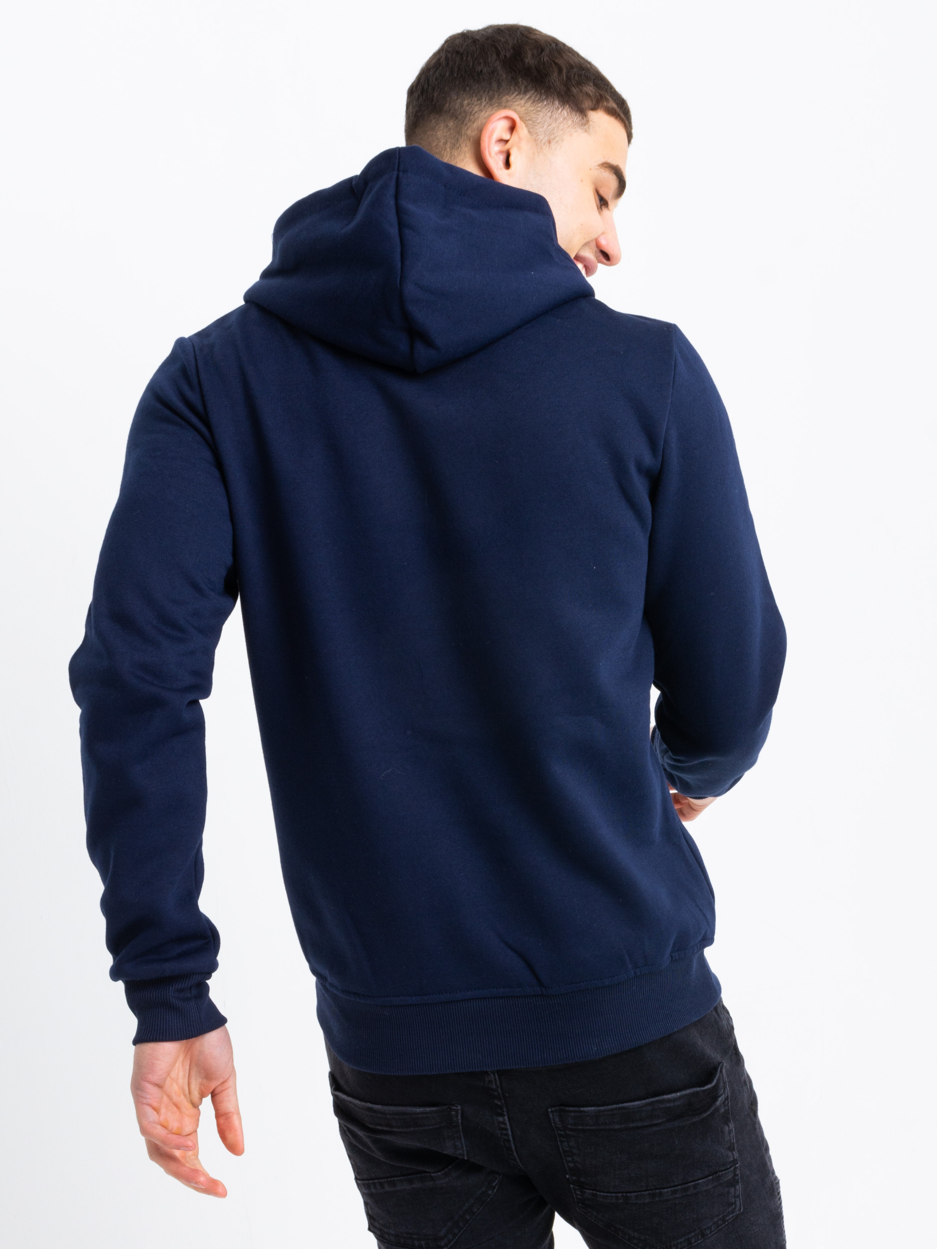 Navy hoodie 2024 black jeans