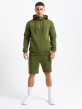 HC Gold Zip Short Tracksuit in Olive