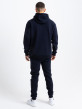 Cotton Staple Lined Tracksuit in Navy