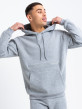Cotton Chest Zip Tracksuit in Grey
