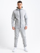 Lounging Fleece Tracksuit in Light Grey