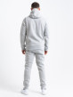 Lounging Fleece Tracksuit in Light Grey