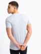 Premium muscle fit t-shirt with chest pocket in Grey