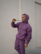 Full Zip Saturn Fleece Tracksuit in Purple 
