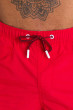 HC Red Front Button Pocket Swim Trunks short length 