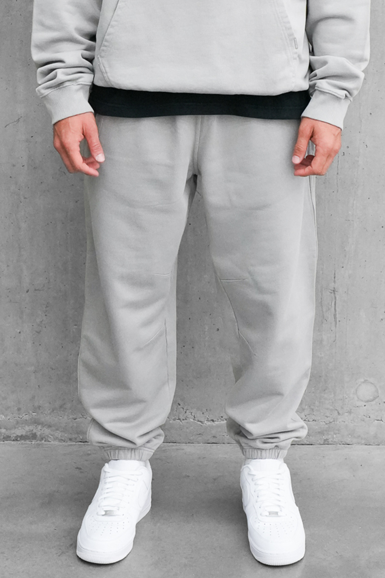 Sustainable Loopback Organic Cotton Bottom - Grey