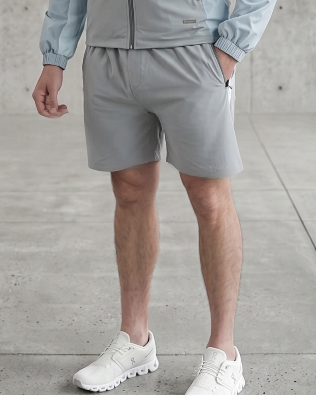 Active Colour Block Short in Blue