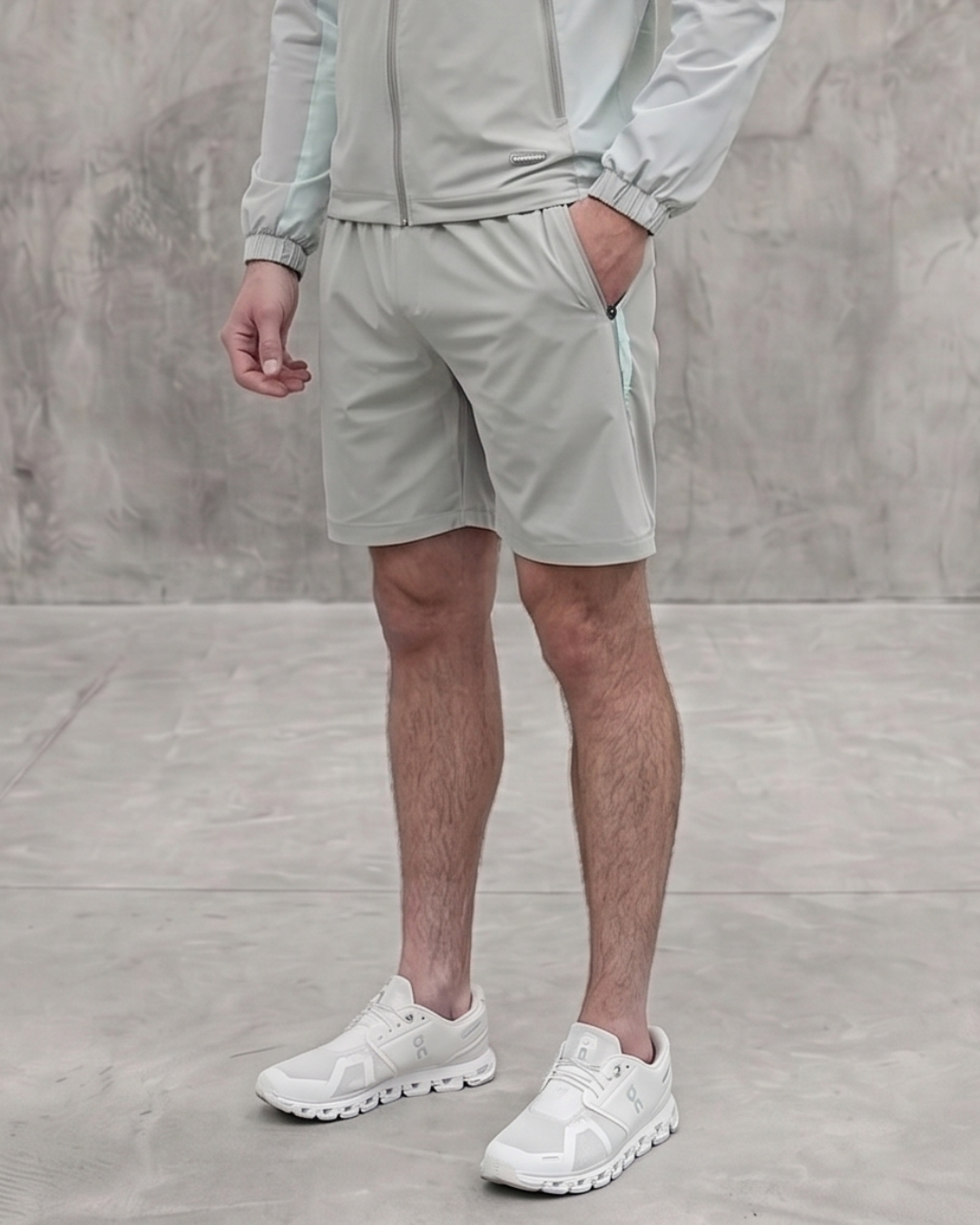 Active Colour Block Short in Green