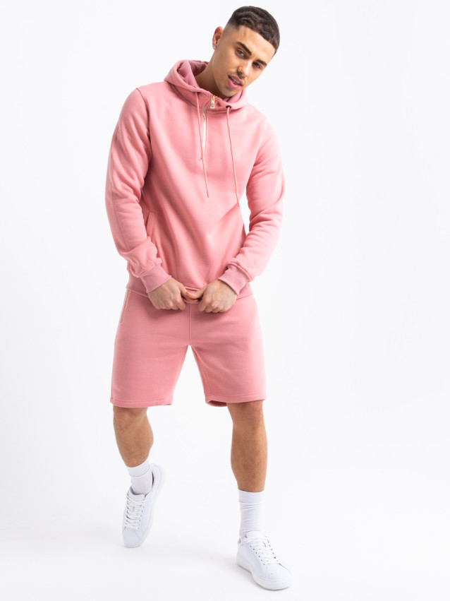 Pink deals shorts tracksuit