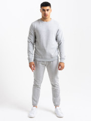 Smart Round Neck Tracksuit in Grey | Men's Clothing \u0026 Fashion | HisColumn