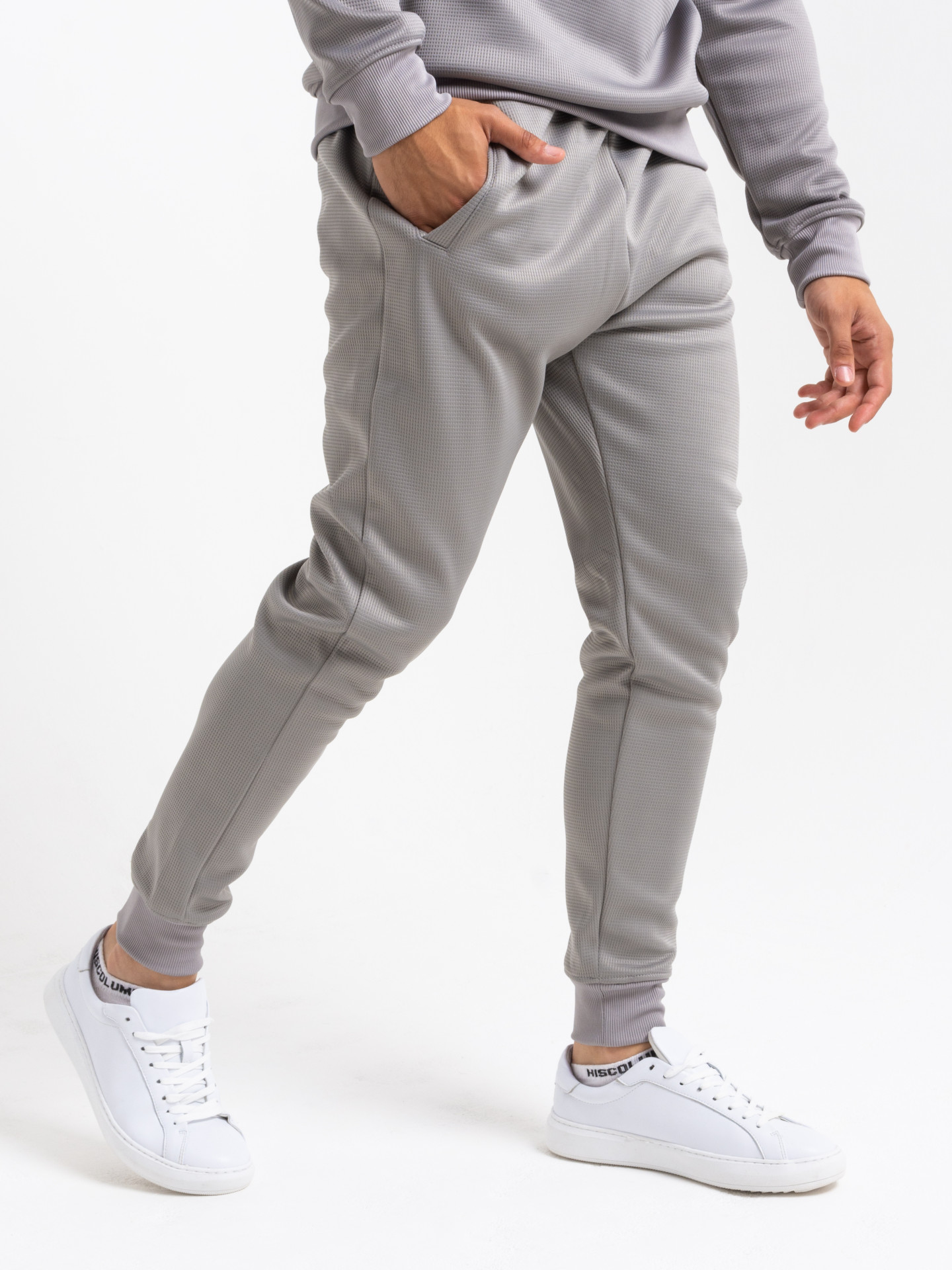 Ecrins Premium Velour Lining Tracksuit in Grey | Men's Clothing ...