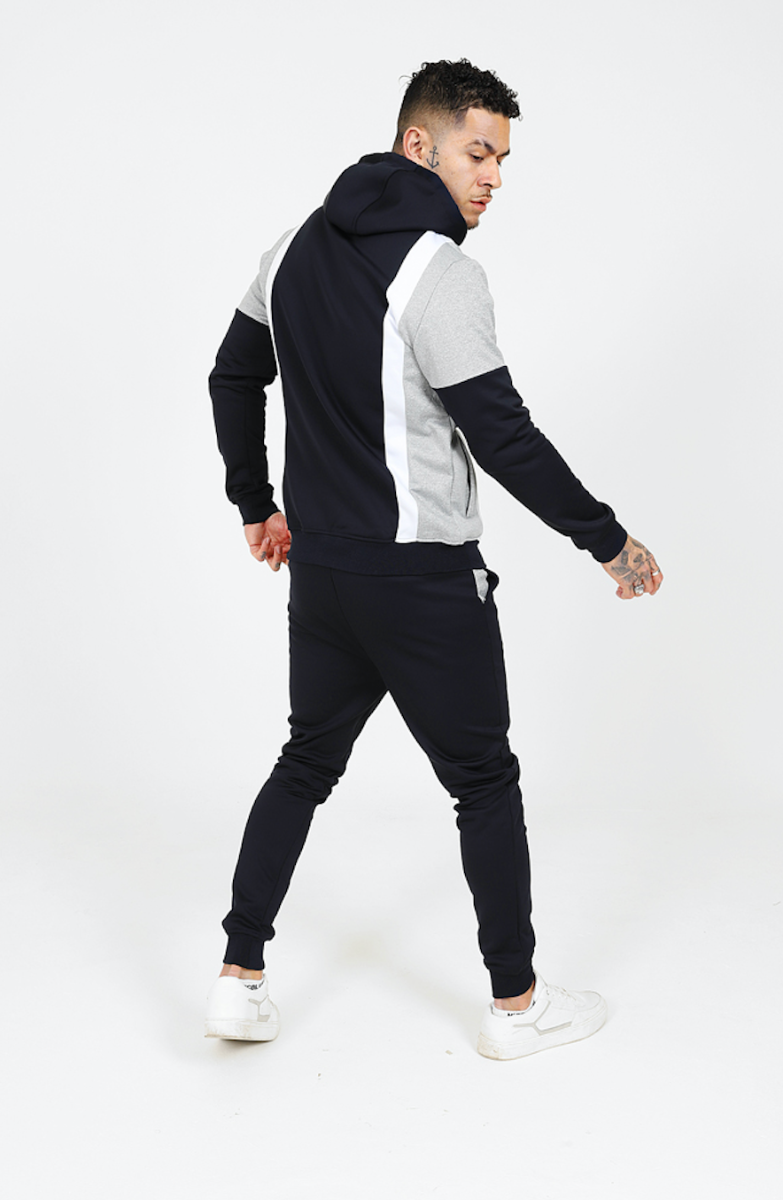Chandler Poly Tracksuit in Navy | Men's Clothing & Fashion | HisColumn