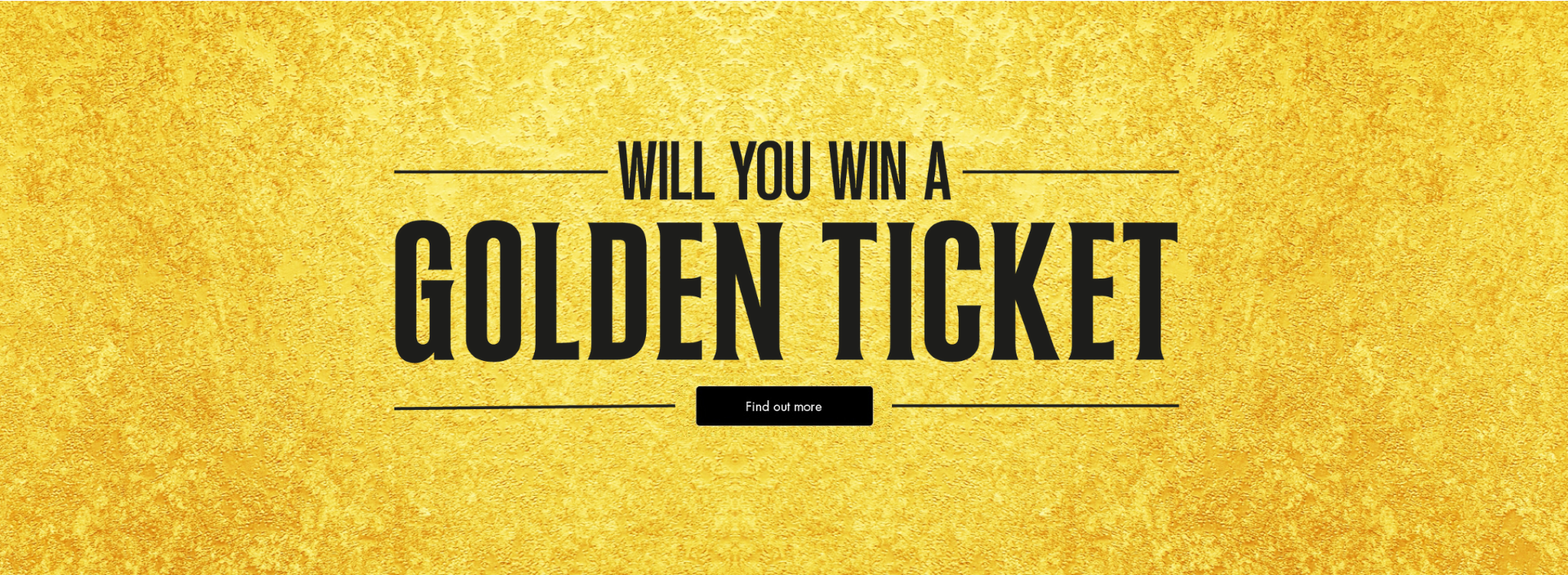 Will You Win A Golden Ticket?